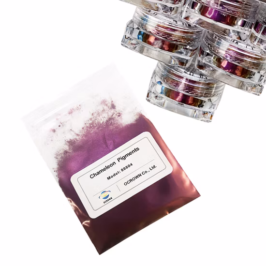 Efecto camaleón arcoíris con diferentes colores de Base, pintura para uñas, pigmento de sirena, polvo de Aurora de unicornio